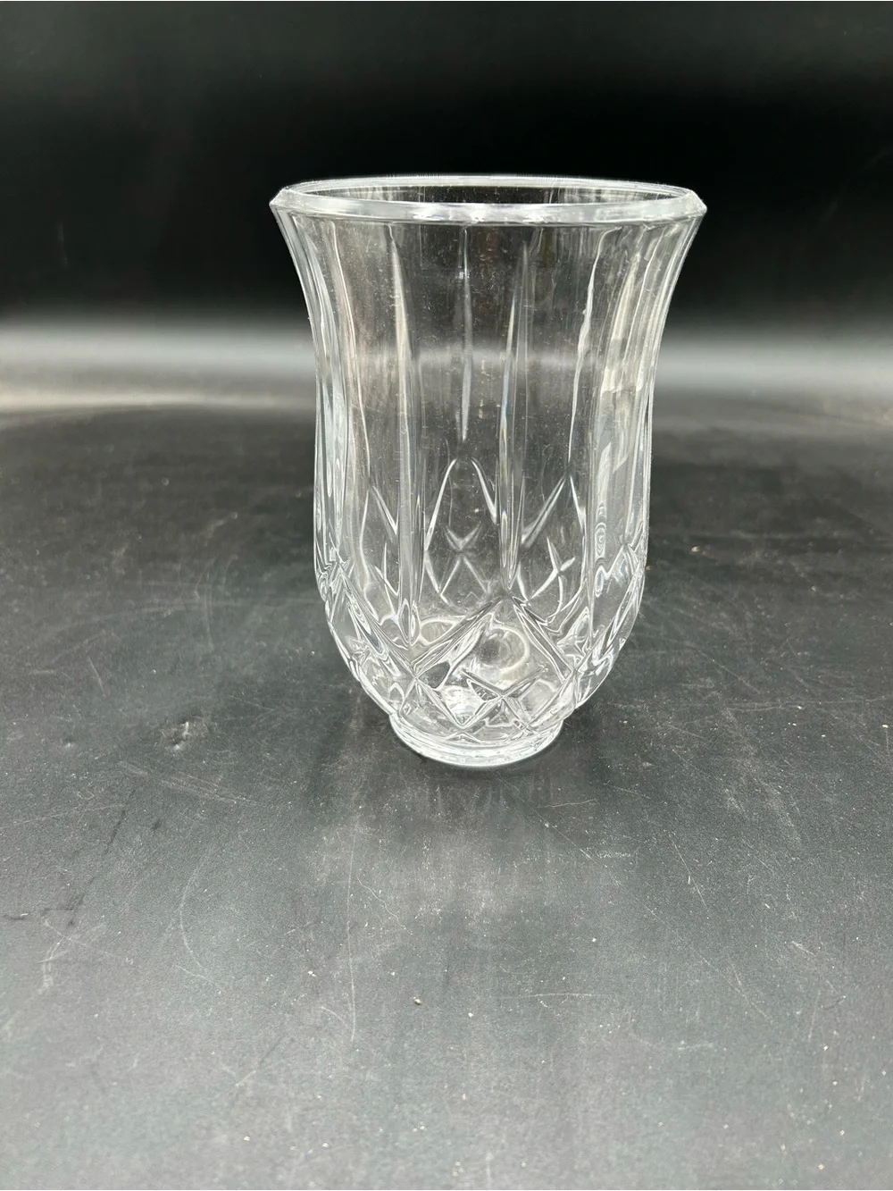Clear Crystal Decorative light globe- Classic Cut Pattern, sconce replacement